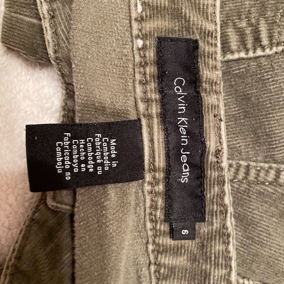 Calvin Klein low rise suede pants - Picture 3 of 3